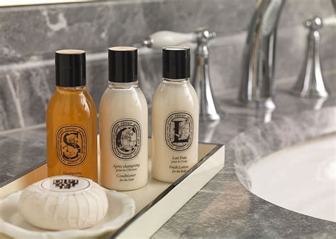 best luxury hotel toiletries.